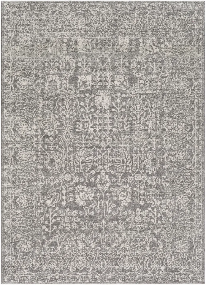 Harput Gray Indoor 3'11" x 5'7" Machine Woven Rug