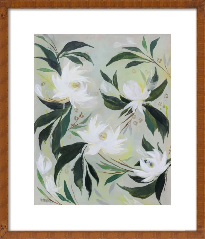 White Gardenia by Rachel Roe for Artfully Walls