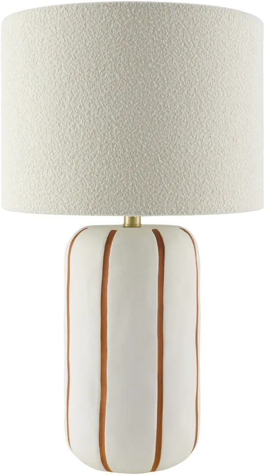 Kinki  Hand Painted 25"H x 15"W x 15"D Accent Table Lamp