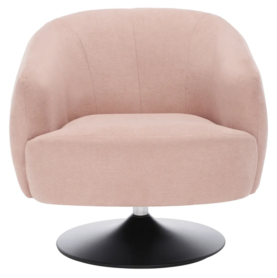 Ezro Upholstered Accent Chair - Blush