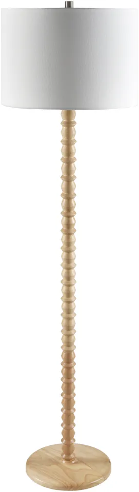 Padauk  Painted 61"H x 16"W x 16"D Accent Floor Lamp