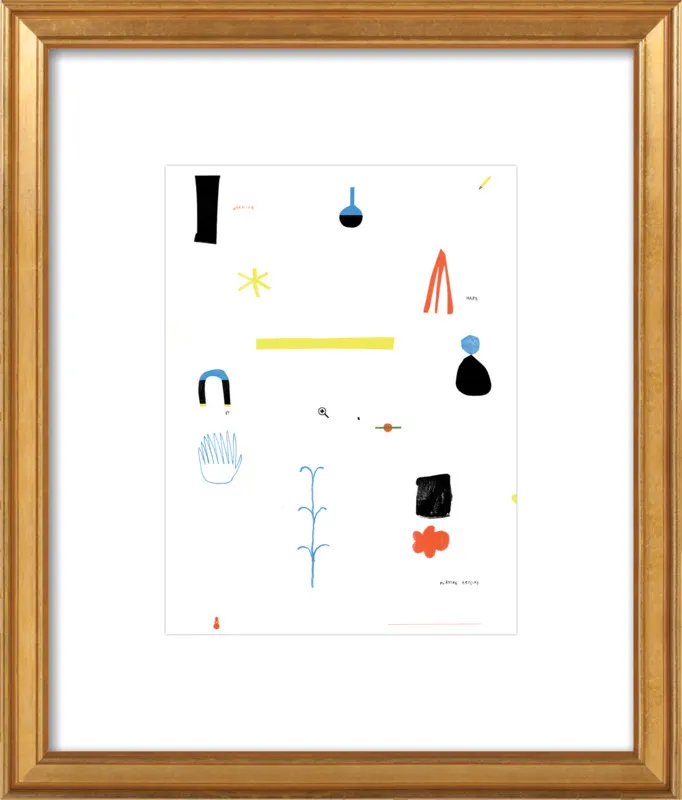 Working hard by playing around  by Agata Królak for Artfully Walls