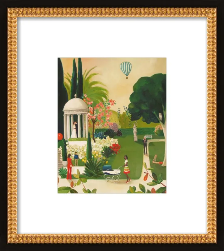 A Fainting in the Botanical Gardens by Janet Hill for Artfully Walls