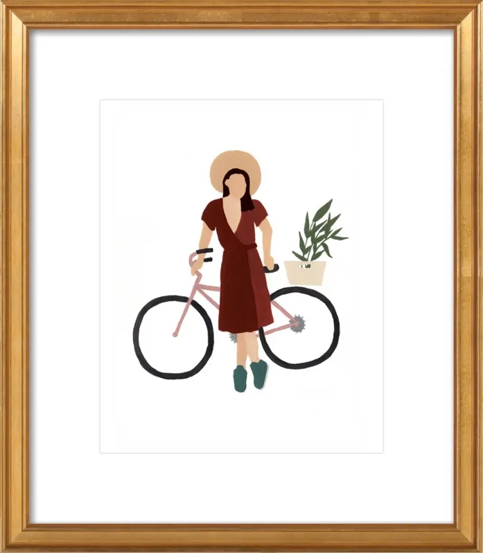 Biking Beauty by Taylor Ann for Artfully Walls