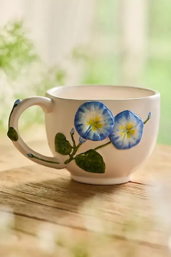 Flower of the Month Stoneware Mug