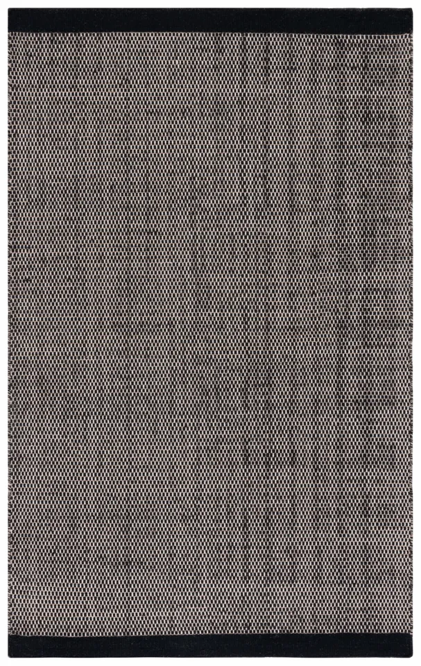 Safavieh Couture Vermont Collection Hand Woven Area Rug, Black, 5' x 8'