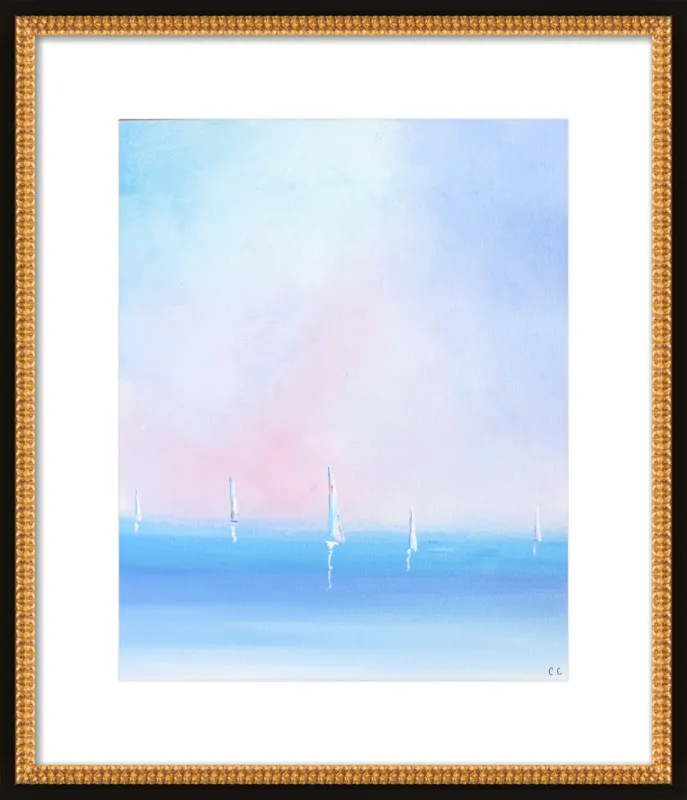 Soft Sail  by Caroline Chriss  for Artfully Walls
