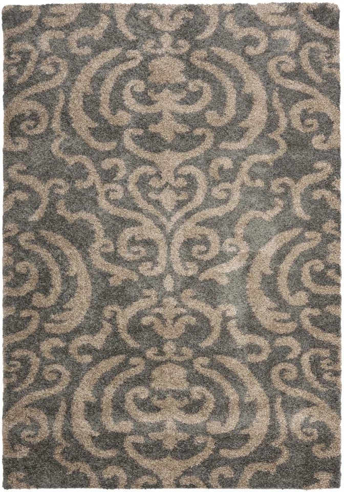Arlo Home Woven Area Rug, SG462-8013, Grey/Beige,  8' 6" X 12'