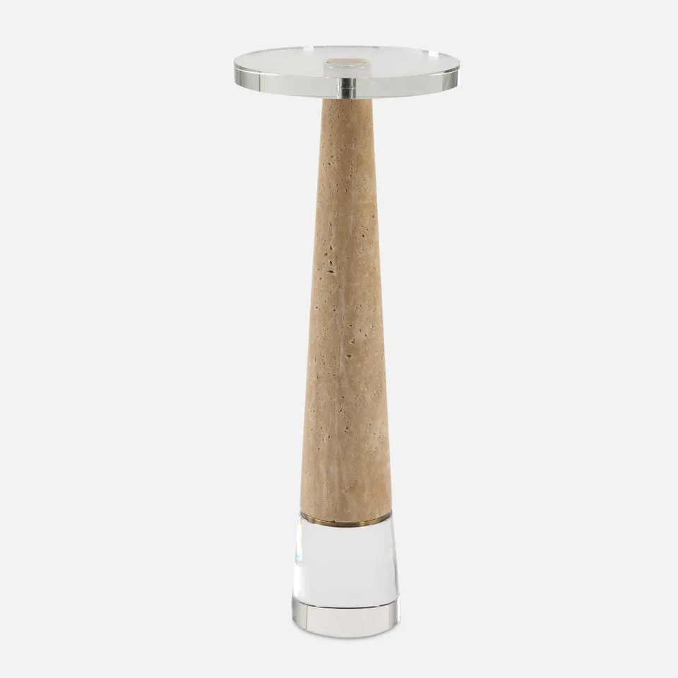 Niari Travertine Drink Table