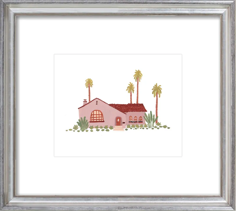 Pink Bungalow by Taylor Ann for Artfully Walls