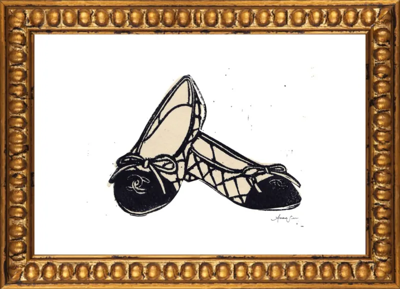Chanel Ballet Flats by Anna See for Artfully Walls