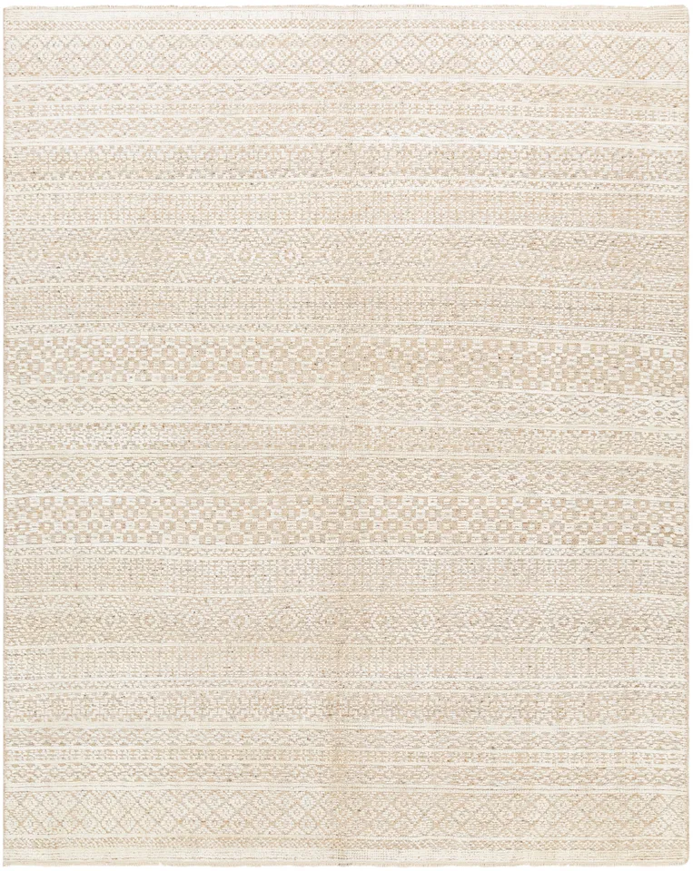 Nobility Beige Indoor 10' x 14' Handmade Rug