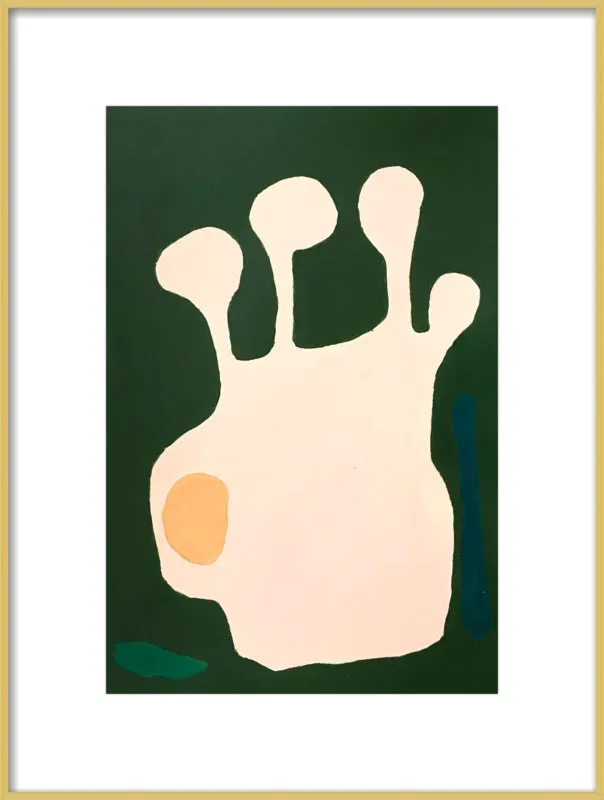 Nectarine Vase, abstraction 11 by Neicy Frey by Neicy Frey for Artfully Walls