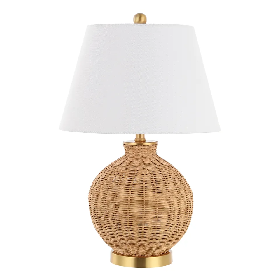 Nobuo 23 Inch Table Lamp - Natural/Brass