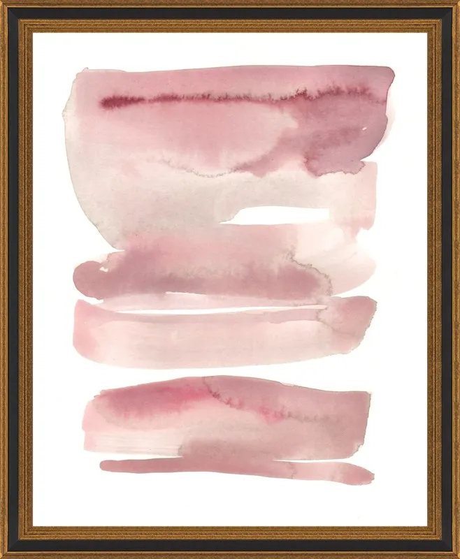 pink waves by Kelly Witmer for Artfully Walls