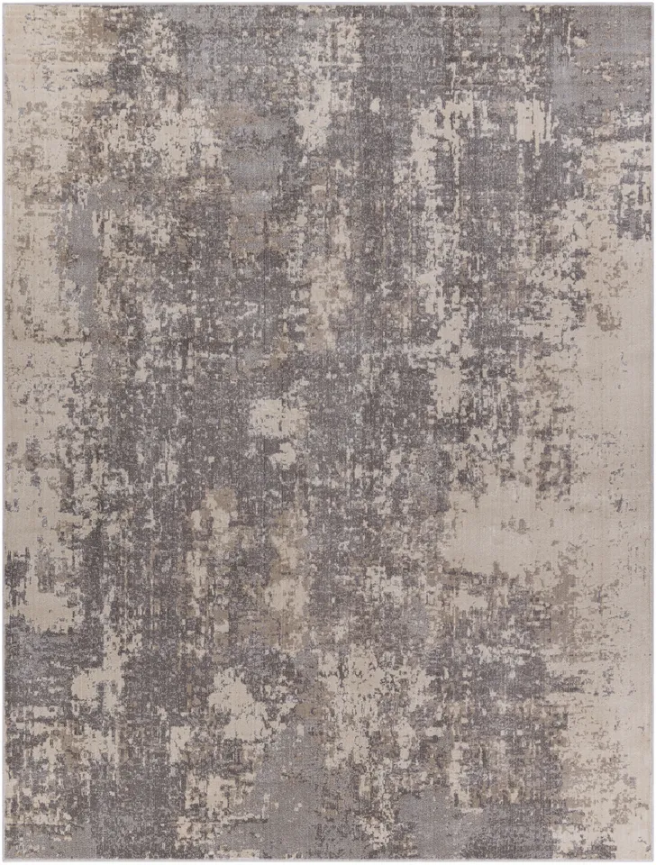 Mediterranean  Indoor 8'10" x 12' Machine Woven Rug