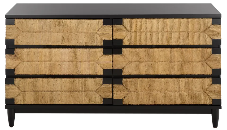 Roseanne Banana Stem Dresser - Black / Natural