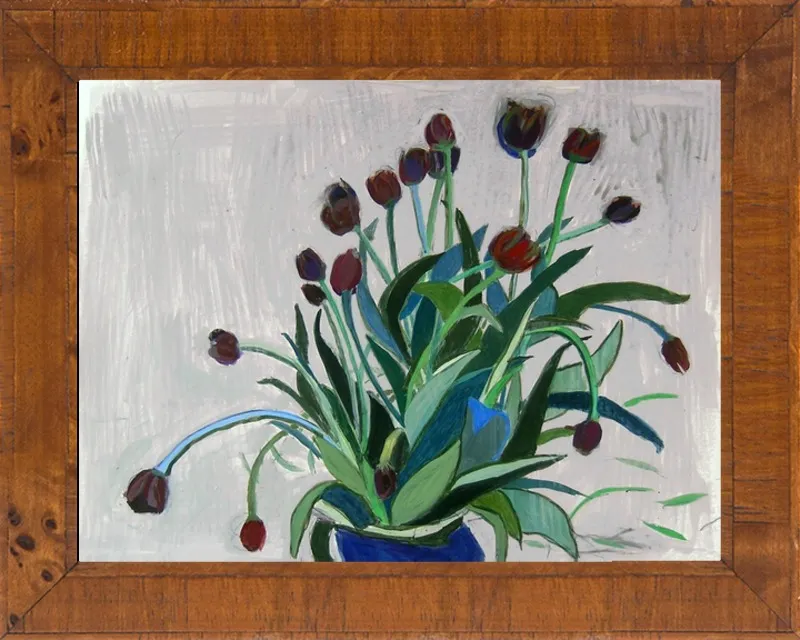 queen of the night tulip by Liz Innvar for Artfully Walls