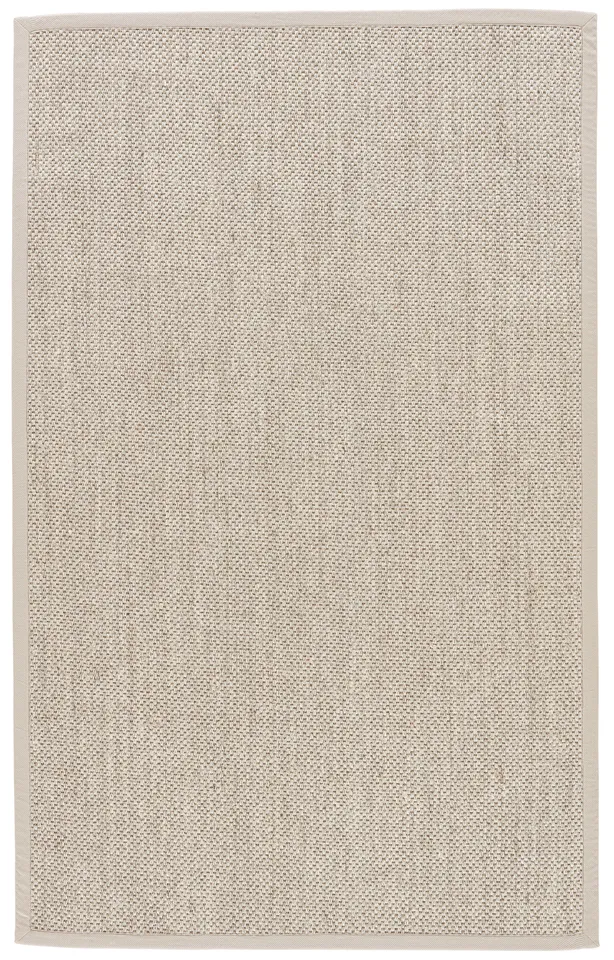 Naples NAS09 Handmade Solid Tan and Taupe Area Rug (3'x5')