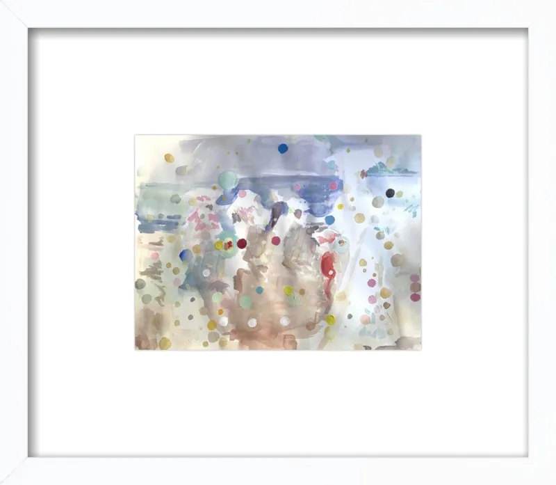 Beach scene (from memory)  by Hannah Dean for Artfully Walls