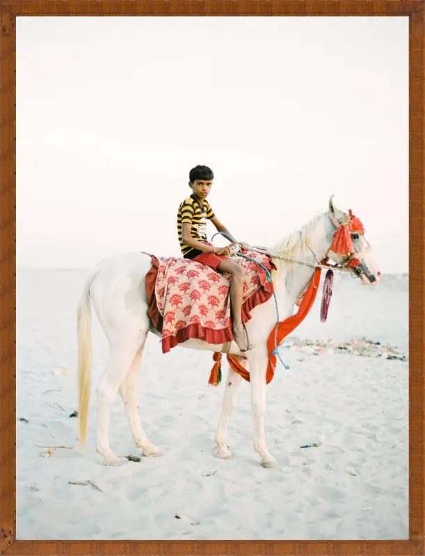 Boy on Horse by Andrew Jacona for Artfully Walls