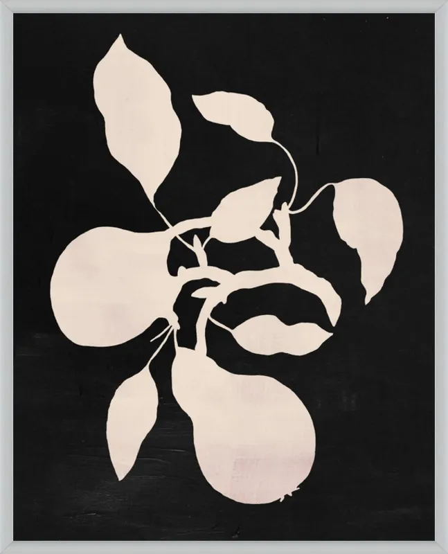 pears black and white by Ruti Shaashua for Artfully Walls