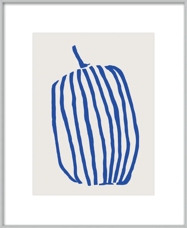Striped pumpkin by Jessica Nielsen for Artfully Walls