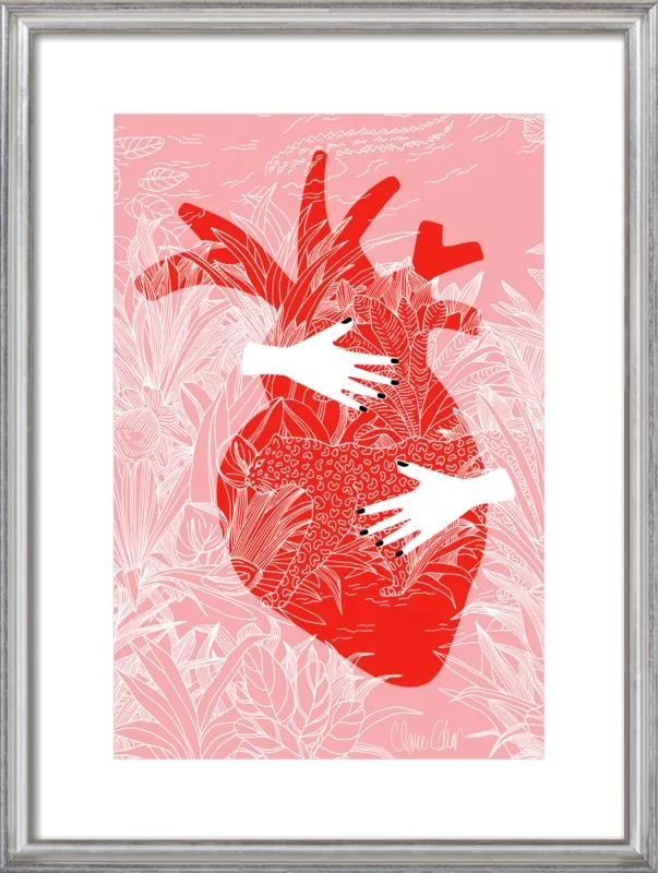 REFUGE ROSE by Claire Colin for Artfully Walls