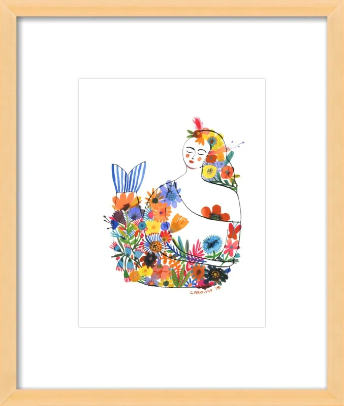 Mermaid by Carolyn Gavin for Artfully Walls