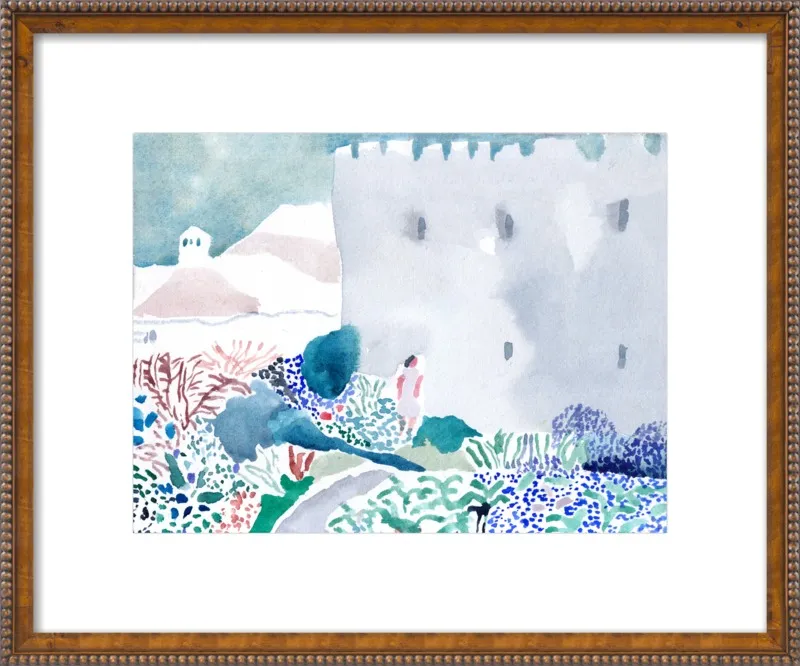 Castle Flowers by Charlotte Ager for Artfully Walls