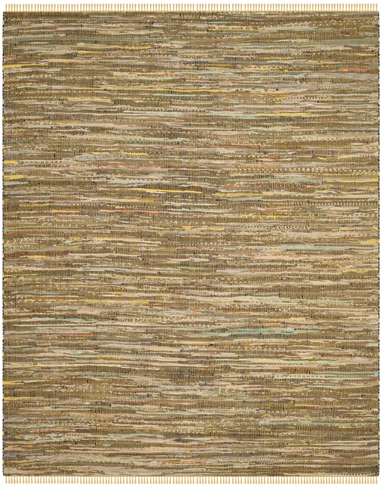 Arlo Home Hand Woven Area Rug, RAR127H, Yellow/Multi,  8' X 10'
