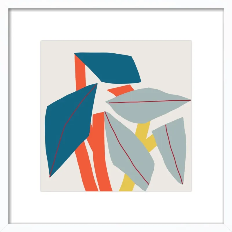 Colourful leaves by Jessica Nielsen for Artfully Walls