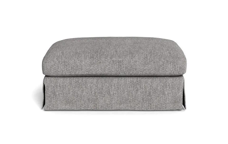 Maxwell Slipcovered Ottoman by Apartment Therapy