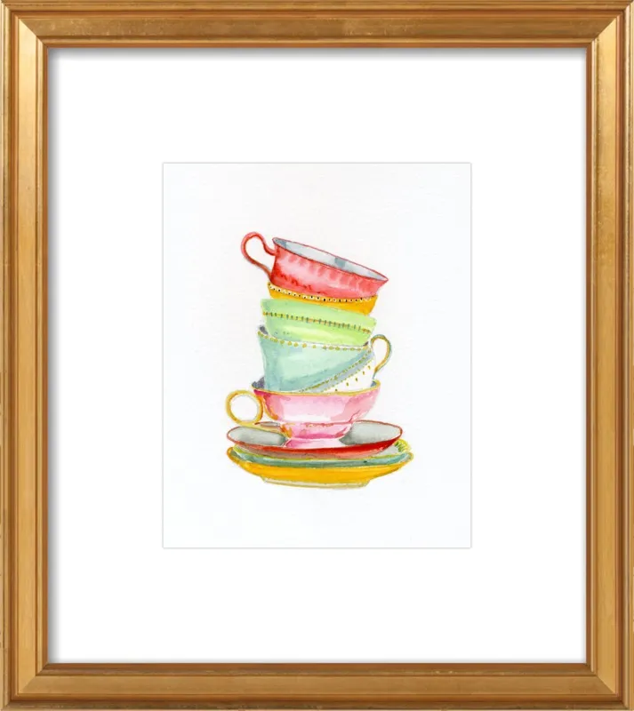 Teacups by Miri Eshet for Artfully Walls