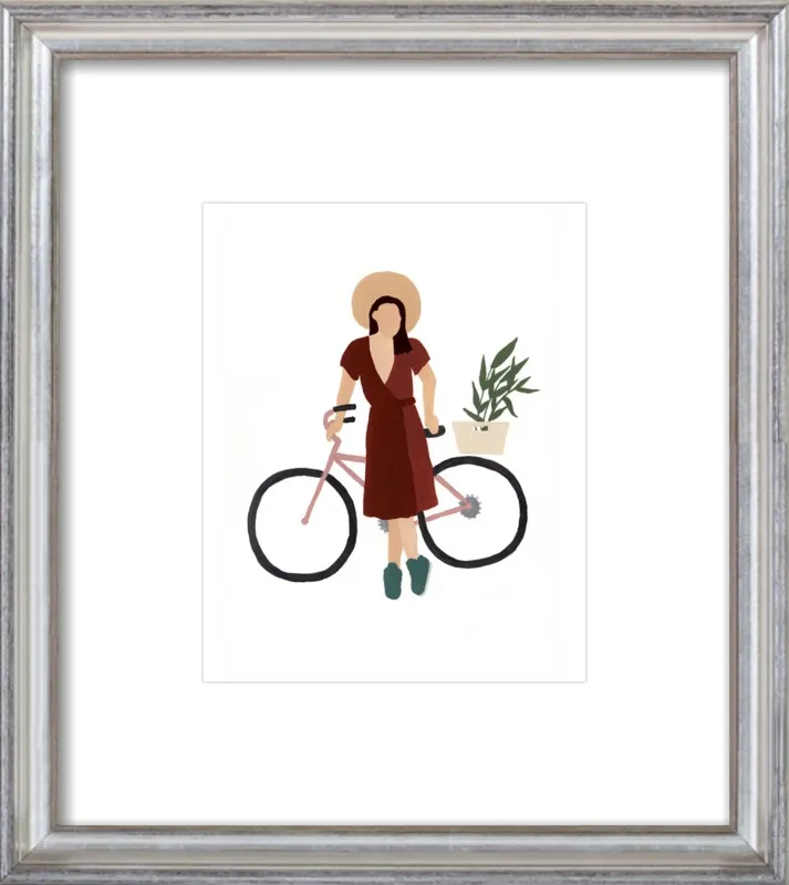 Biking Beauty by Taylor Ann for Artfully Walls