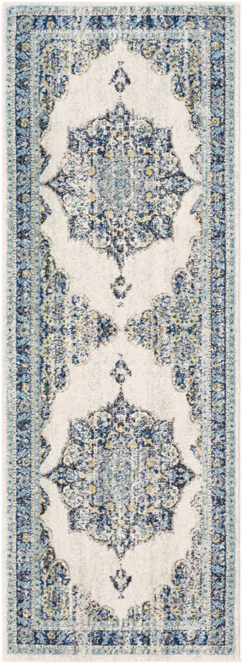Harput Beige Indoor 2'7" x 7'3" Machine Woven Rug