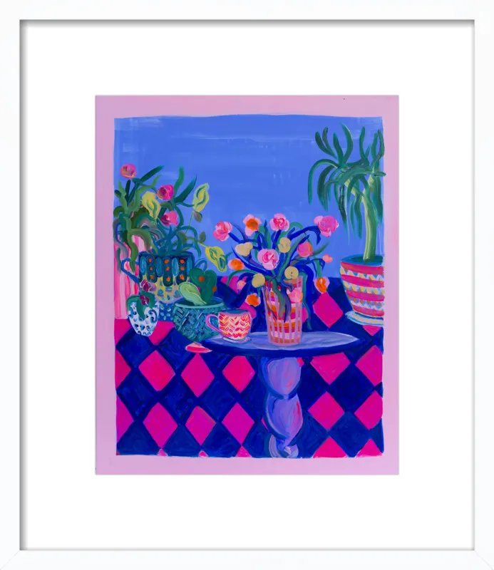 Pots and Plants painting by Davina Shefet for Artfully Walls