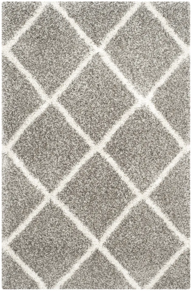 Arlo Home Woven Area Rug, SGH281B, Grey/Ivory,  4' X 6'