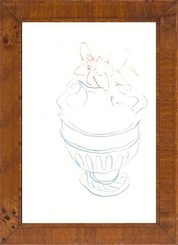 Sevres vase by Shanti Shea An for Artfully Walls