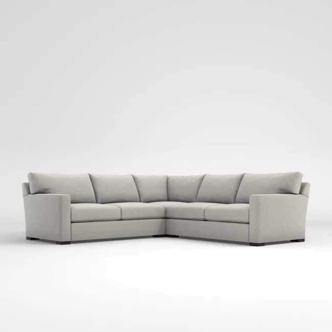 Axis 3-Piece L-Shaped Sectional Sofa