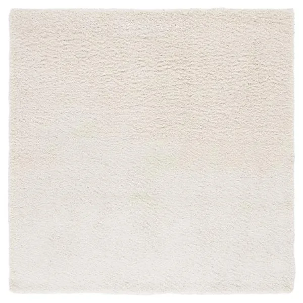 Cozy Shag Solid Neutral Area Rug