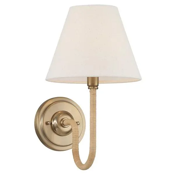 Alastor Linen Shade Wall Sconce