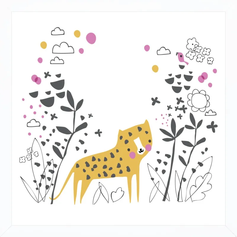 Little jungle leopard by Lizzie Mackay for Artfully Walls