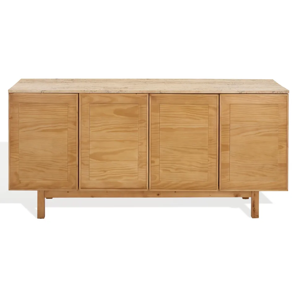 Debrianna Travertine Sideboard - Natural / Travertine