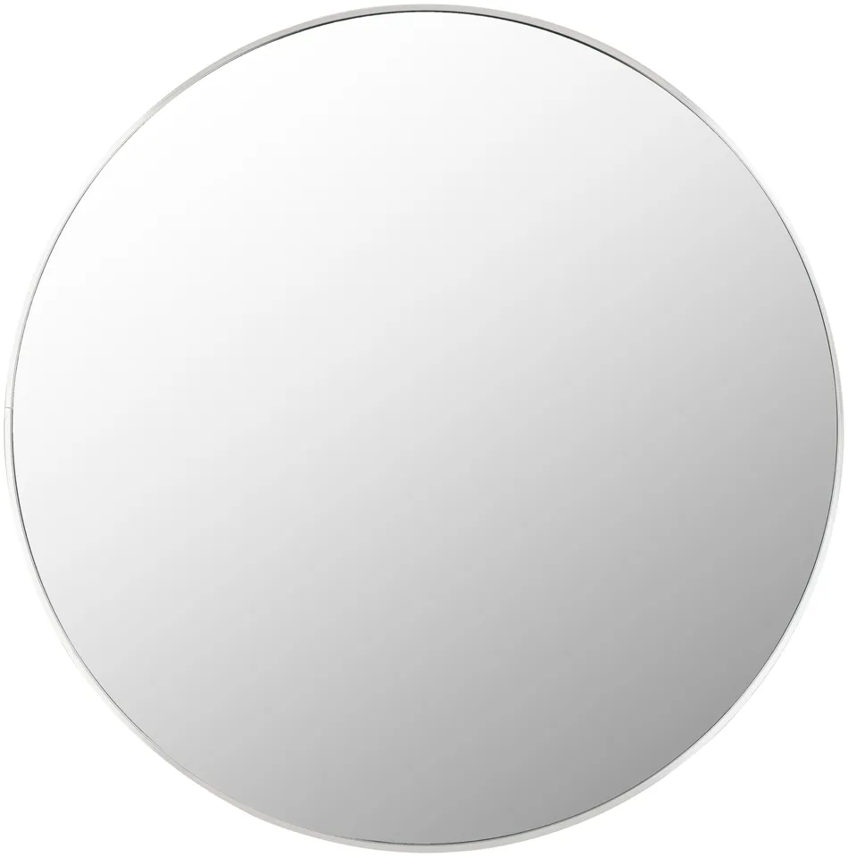 Aranya Metallic - Silver 32"H x 32"W x 1"D Accent Mirror