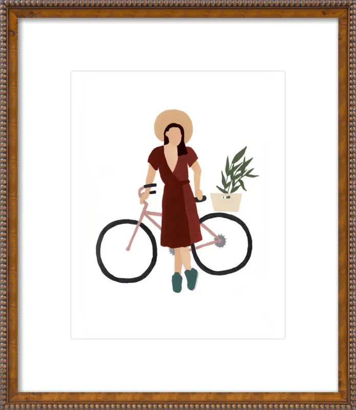 Biking Beauty by Taylor Ann for Artfully Walls