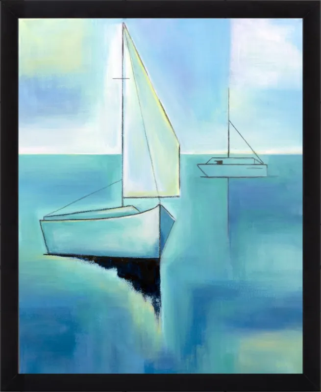 Harbor Greens by Cory McBee for Artfully Walls