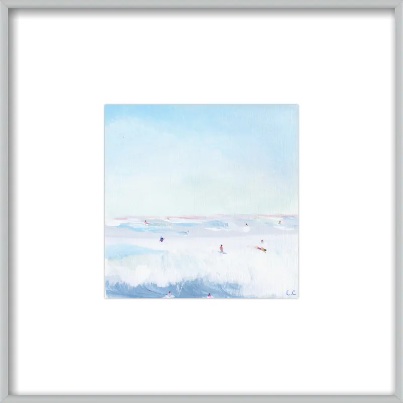 Soft Blue Surf  by Caroline Chriss  for Artfully Walls