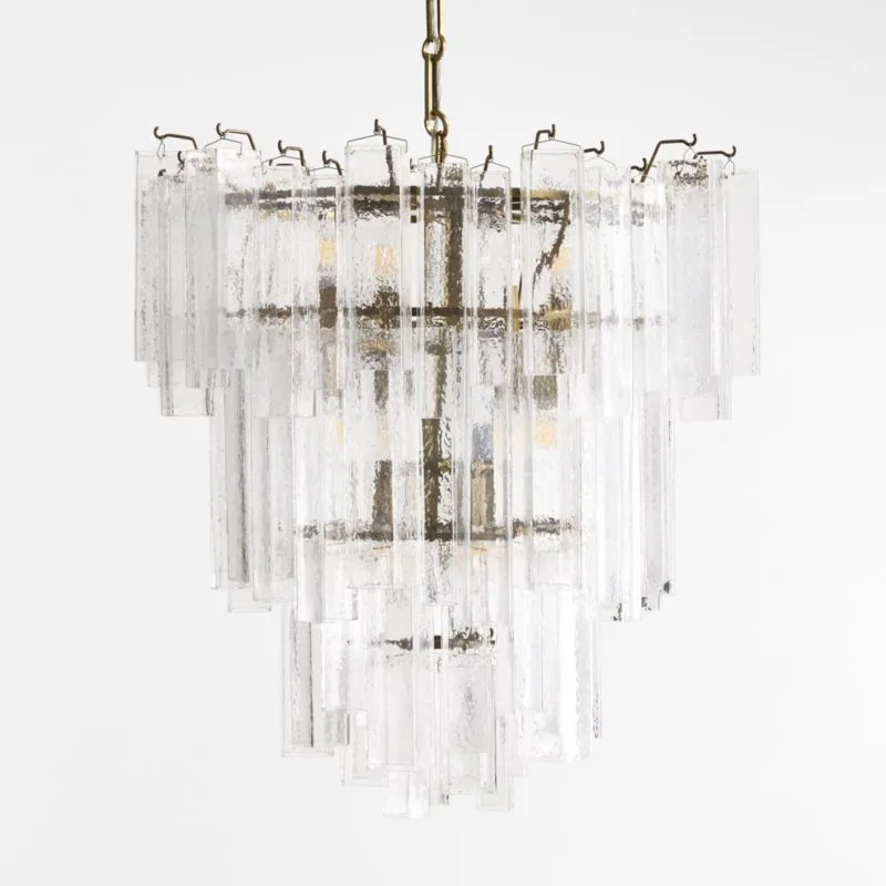 Revelry Glass Chandelier Light 28"