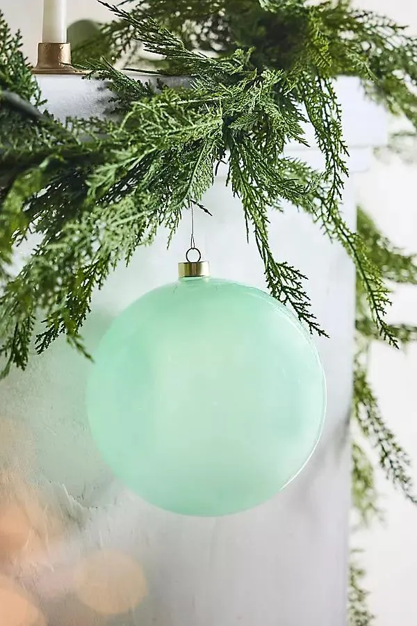 Good Cheer 8" Giant Glass Bauble Ornament